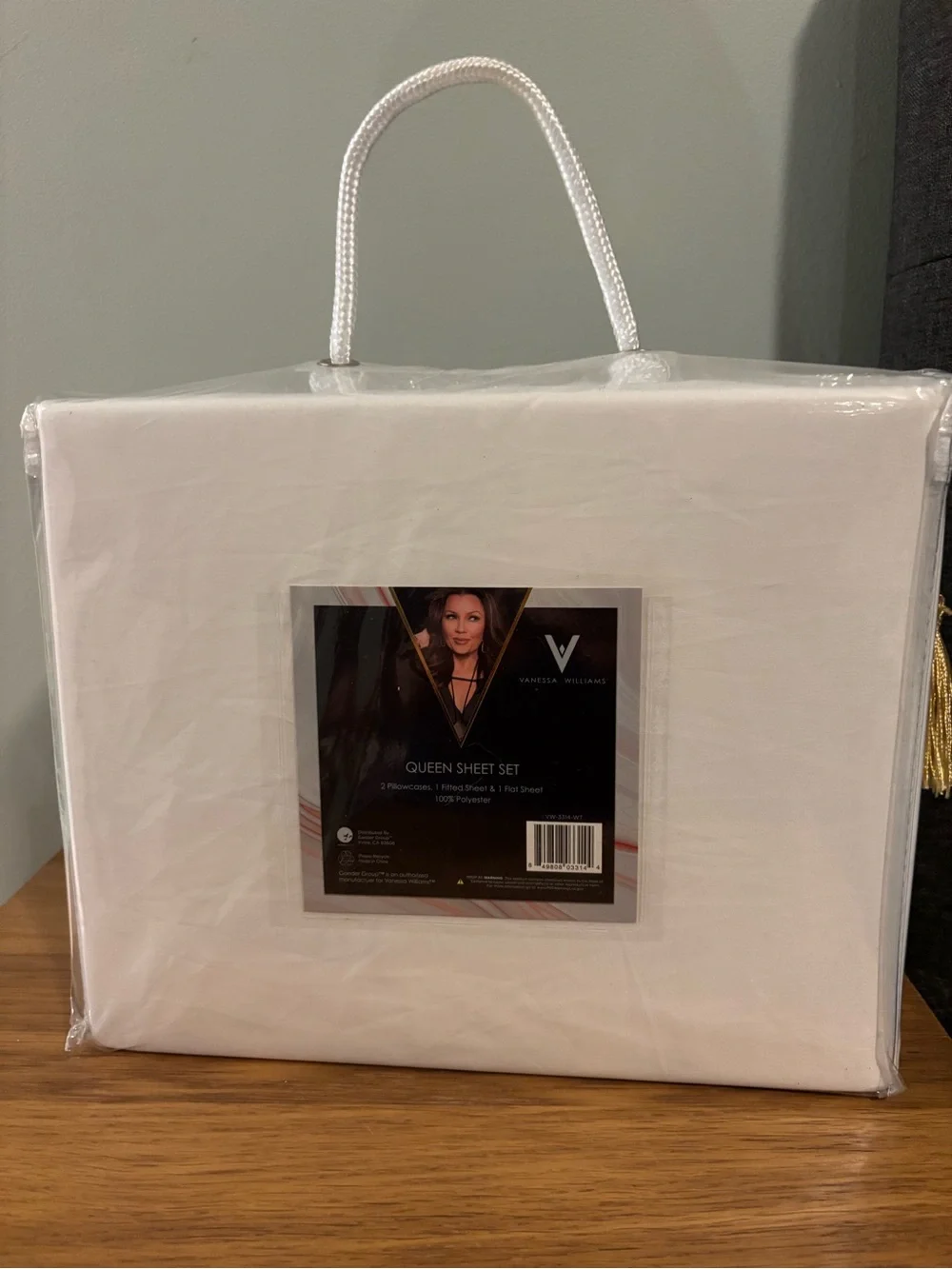 Vanessa Williams White Queen Sheet Set in